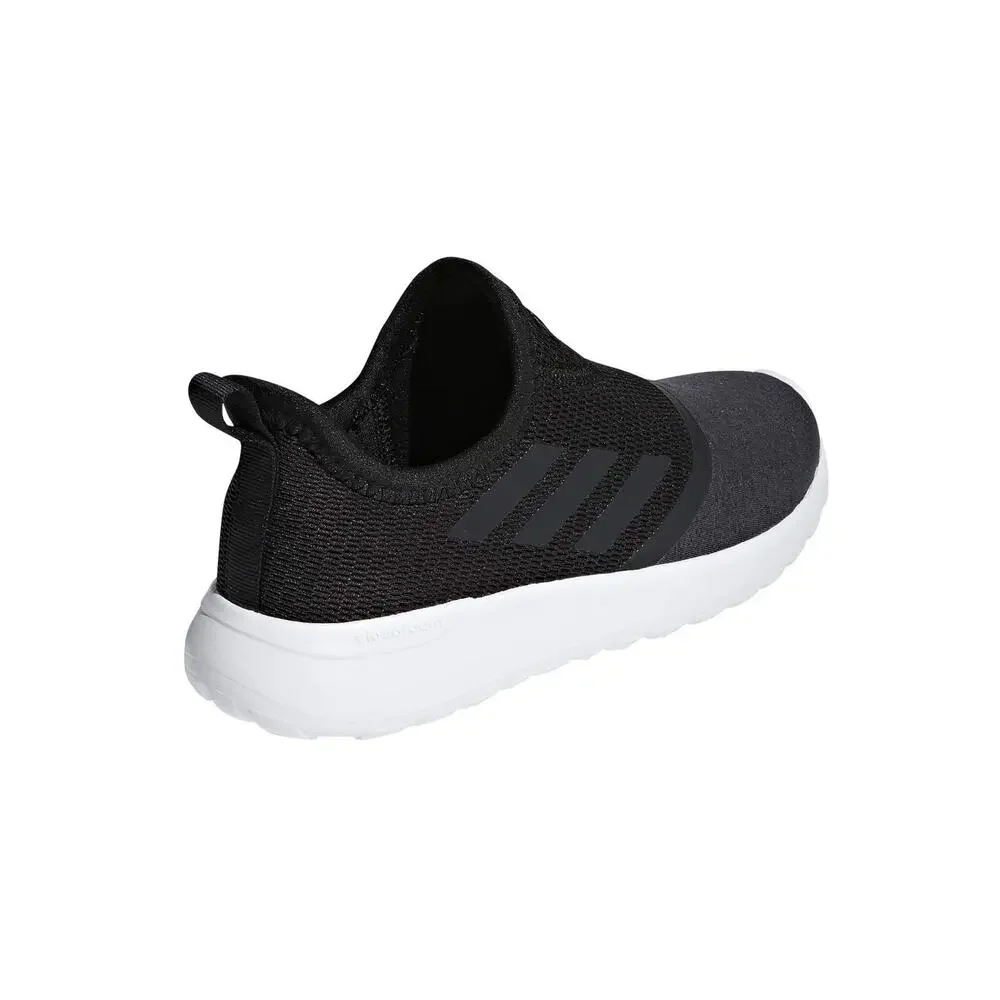 ADIDAS W LITE RACER SLIPON BLACK/BLACK/GRY RUNNING SHOES 9